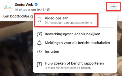 opslaan in fb